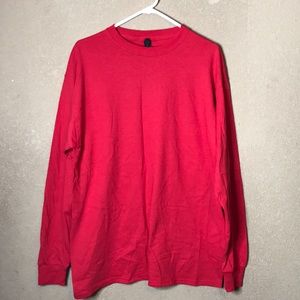 Red long sleeve shirt